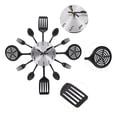 thumbnail image 2 of MasteelfCA 1Pc Creative Wall Hanging Clock Kitchen Cutlery Wall Clock with Forks and Spoons, 2 of 8