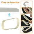 thumbnail image 3 of Unique Bargains U Shaped Manicure Hand Rest Detachable Arm Rest for Nail Tech for Salons or Home Use Gray, 3 of 8