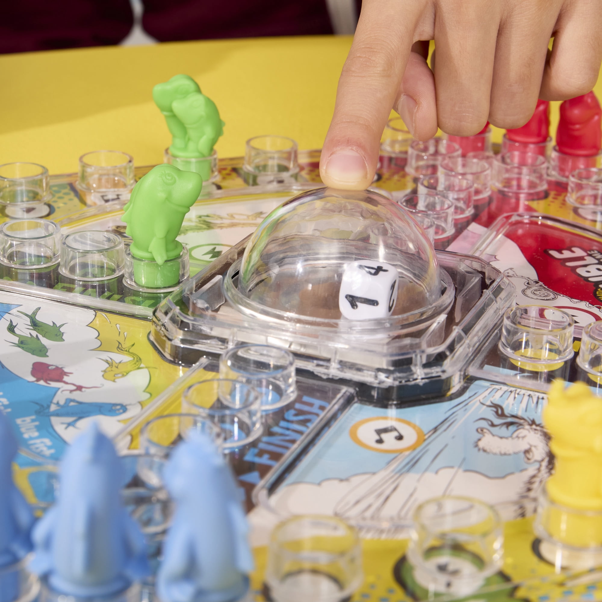 Trouble: One Fish, Two Fish, Red Fish, Blue Fish Board Game, Dr. Seuss Kids Games, Ages 5+