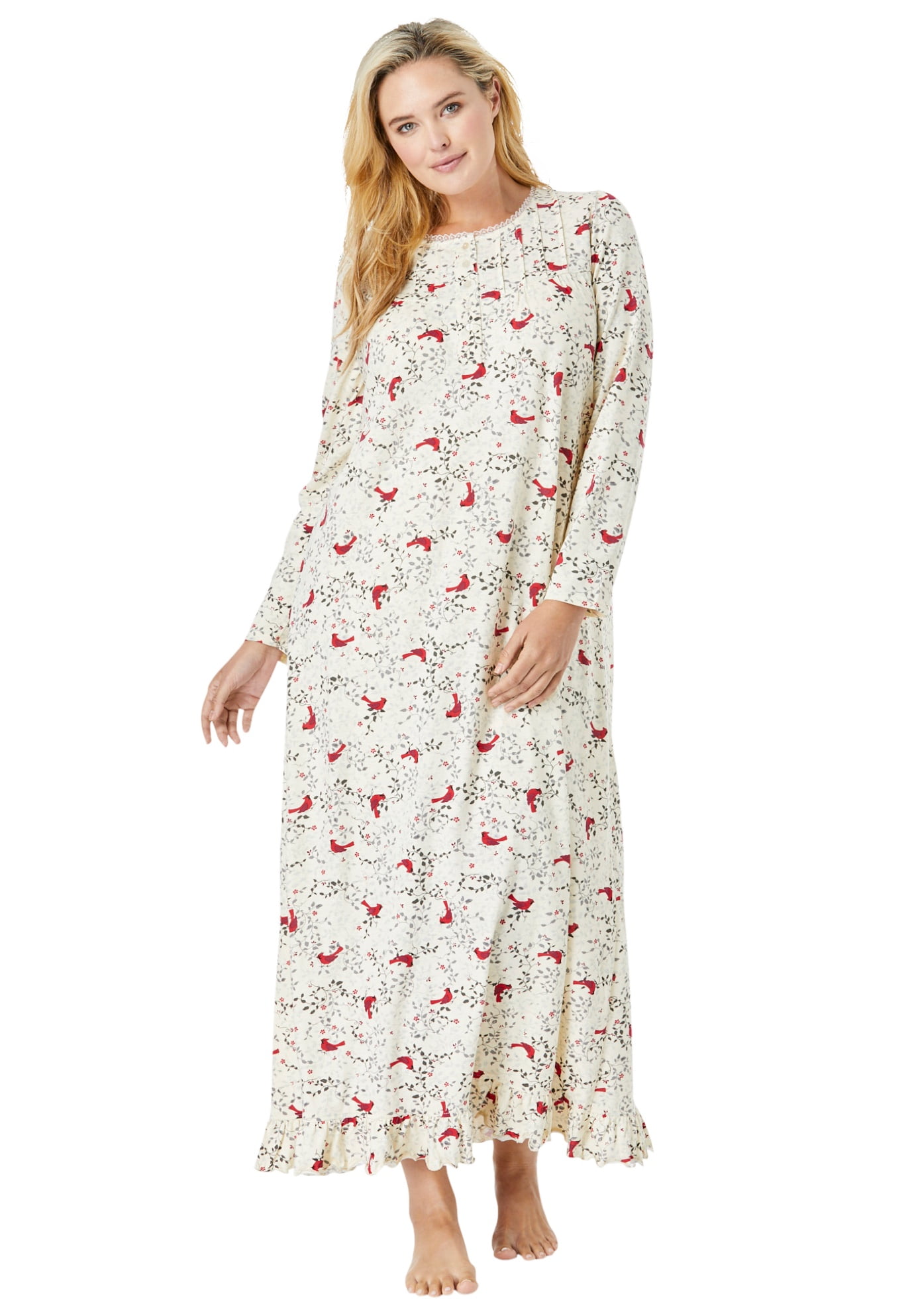 Dreams & Co. Dreams & Co. Women's Plus Size Long sleeve gown