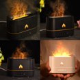 thumbnail image 4 of Yeacher 250mL Simulation Flame Mist Humidifier Flame Night Light Quiet Aromatherapy Diffuser Desktop USB Humidifier for Home Office Bedroom Baby Room 1/3/5H Timing, 4 of 8