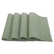 thumbnail image 1 of 4 Piezas de Manteles de Patrón de Diamante de PVC y Poliéster para Mesa de Cocina, Manteles Lavables, Color Verde, 1 of 6