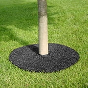 GroundSmart 24 Black Rubber Mulch Tree Ring, 3 Pack