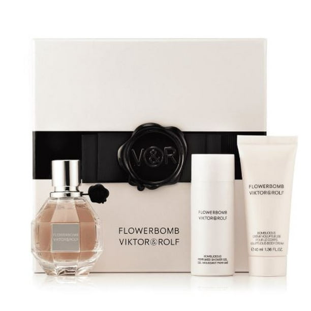 Viktor Rolf Viktor Rolf Flowerbomb Perfume Gift Set For Women 3 Pieces Walmart Com Walmart Com