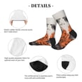 thumbnail image 4 of Bingfone Compression Socks for Women and Men Long Socks for Running Athletic Cycling Nurse- Polka Dot Rhino Welcome, 4 of 7