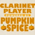 thumbnail image 2 of CafePress - Clarinet Player Powered By Pumpkin Spice Tote Bag - Unisex Canvas Tote Bag, Beige, 1-Piece, 2 of 6