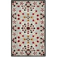 thumbnail image 2 of SAFAVIEH Bellagio Pinwheel Geometric Floral Wool Area Rug, Light Blue/Black, 2' x 3', 2 of 8