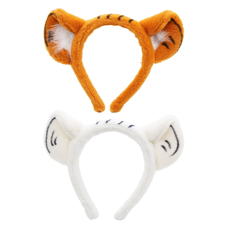 Soft Plush Tiger Headband For Face Washing & Skincare Soft Plush Tiger Headband For Face Washing & Skincare
