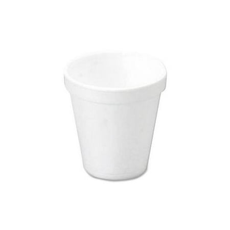 DART CONTAINER CORP Insulated Styrofoam Cup, 10 oz, 1000/CT, White
