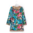 thumbnail image 7 of Ozmmyan Women's Plus Size Cotton And Linen Printing Hoodies For Women Fall Winter Fleece Jacket Casual Hooded Sweatshirts Thick Lined, 7 of 7