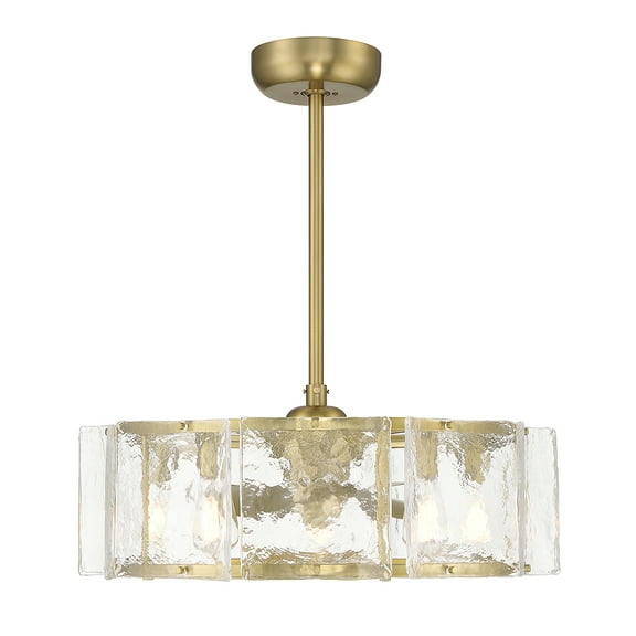 Warm Brass LED Fandelier from the Genry Collection