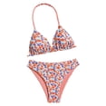 thumbnail image 2 of Swim Suits for Girls 7-8 Girls Halterneck Tankini Drawstring Swimsuit Padded Bathing Suit 2 Piece Set for Teens 9-16Y, 2 of 5