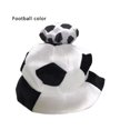 thumbnail image 2 of SUNSIOM Football Hat for Adult Contrast Color Soft Comfortable Wool Cap Funny Headgear for Bars, Masquerade Parties, 2 of 6
