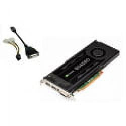 HP NVIDIA Quadro K4000 Graphic Card, 3 GB GDDR5, Full-height