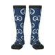 thumbnail image 1 of Fotbe Navy Nautical Calcetas Divertidas Estampadas para Hombre y Mujer, Calcetas de Algodón hasta la Rodilla para Caminar, Correr, Enfermería y Embarazo, 1 of 6