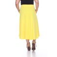 thumbnail image 4 of White Mark Jupe Midi Évasée Tasmin pour Femmes, 4 of 5