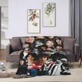 thumbnail image 4 of Blanket Finn Wolfhard Soft and Comfortable Wool Fleece Throw Blankets Gift for Home Decoration Sofa Office car Camping Yoga Travel Home Decoration Cozy Plush Beach, 4 of 6