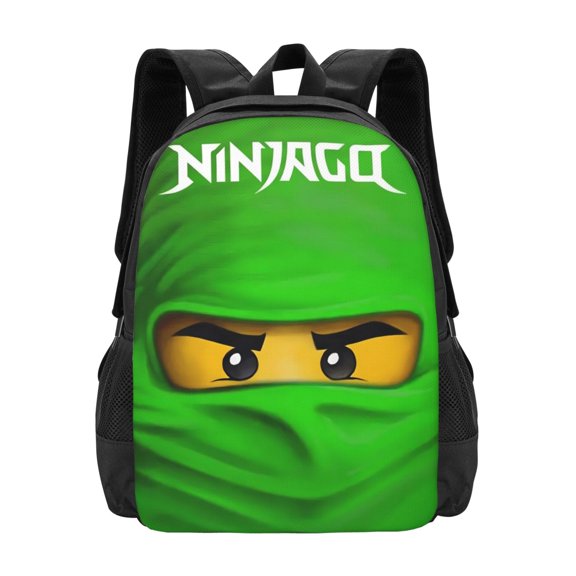 NinJago Backpack Shoulder Bag For Men Women With Adjustable Padded Straps Daypack School College Travel Computer Casual Bookbag Unisex Laptop Lightweight Large Capacity Satchel Knapsack