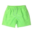 thumbnail image 1 of Pantalones de playa de un cuarto de largo de fibra de poliéster para hombres, pantalones cortos de baño de secado rápido de cinco minutos para hombres, pantalones de playa deportivos, 1 of 6