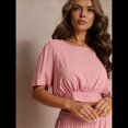 thumbnail image 4 of Falda Larga de Verano 2025 para Mujer, , con Abertura, Elástica, Cintura Alta, Corte A, para Playa Rosa XL, 4 of 8