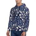 thumbnail image 2 of Hoodies for Men - Plant print Long Sleeve Comfrt Men'S Fashion Hoodies & Sweatshirts, Sweatshirts for Men Hoodies Pullover Clothing Clothes with Pouch, 2 of 7