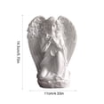 thumbnail image 2 of Set of 4 Resin Angel Statues, Praying and Hugging Cherub Figurines for Home Decor, White Tabletop Shelf Decoration Ornaments for Living Room Bedroom Nursery, Memorial Sympathy Gift, 2 of 6