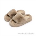 thumbnail image 6 of Women's Slippers Memory Foam House Bedroom Slippers for Women Fuzzy Plush Comfy Faux Fur Lined Slide Shoes Anti-Skid Sole Trendy Gift Slippers, 6 of 13