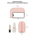 thumbnail image 2 of Bolsa de maquillaje RIGHT AWAY pequeña para monedero impermeable, color rosa, 2 of 9
