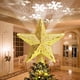 thumbnail image 1 of Proyector de árbol de Navidad con forma de estrella, adornos para árboles LED 3D, giratorio, iluminado, decoración para árbol de Navidad para interiores y exteriores, árbol de Navidad, dorado (estrella) oso de fresa Electrónica, 1 of 5
