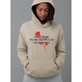 thumbnail image 2 of Not Trying To Be Difficult. Hoodie Women -Image by Shutterstock, Female 3X-Large, 2 of 4