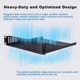 thumbnail image 3 of GeeekPi 10 inch 1U Rack Shelf, 10.23inch Depth, 1U Server Rack Shelf Vented Rack Mount Cantilever Tray for DeskPi Rackmate T2/T0 Plus/T1 Pl, 3 of 5