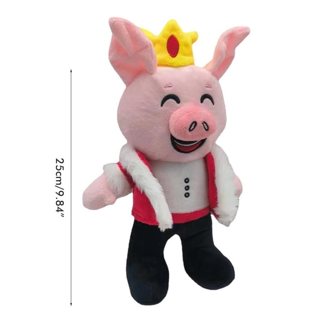 Juguetes de peluche de animales, muñeco de peluche de cerdo de dibujos animados, muñeco de peluche de cerdo de dibujos animados, muñeco de peluche suave hecho a medida para la perfección