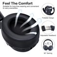 thumbnail image 3 of Auriculares Bluetooth RORSOU B8 Over Ear 50H Playtime negros, 3 of 7