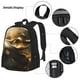 thumbnail image 3 of Disketp Luxurious Gold Flow Mochila Estampada de Gran Capacidad con Lonchera y Estuche, Set de 3 Piezas para Estudiantes, 3 of 7