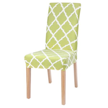SEARCHI  Dining Chair Slipcovers, Geometric Printed Dining Chair , Removable Washable Short Dining Chair Slipcovers  Dining , ,