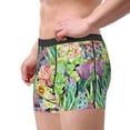 thumbnail image 3 of Kdxio Men's Boxer Briefs with Watercolor Blooming Cactus Print - Comfortable and Breathable Underwear for Everyday Wear, 3 of 7