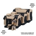 thumbnail image 3 of PETMAKER Portable Soft Sided Pet Crate-16x12 inches-PURPLE, 3 of 7