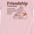 thumbnail image 2 of Winnie the Pooh - Friendship Definition - Toddler Girls Fitted Short Sleeve T-Shirt, 2 of 4