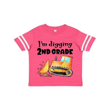

Inktastic I m Digging 2nd Grade Construction Gift Toddler Boy or Toddler Girl T-Shirt