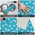 thumbnail image 4 of Bathroom Rugs Non Slip Washable - Classic Cute Duck Blue Kitchen Mats for Floor, Area Rugs for Entryway Rugs Indoor, Laundry Bathroom Room Door Rug with Rubber Backing 20x31.5in, 4 of 8