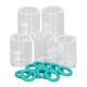 thumbnail image 2 of Juego De Vasos De Vidrio Para Soldadura, Buen Ajuste, Mano De Obra Fina, Kit De Vasos De Vidrio Para Soldadura Tig, Fácil De Reemplazar, Fácil De Instalar, 15 Piezas Para, 2 of 7