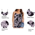 thumbnail image 2 of CASSIE LIZ Ladies Plus Size 4X Tank Tops Maple Leaf Shirts Crew Neck Sleeveless Pullover Loose Hem Summer Shirts 4XL 24W 26W, 2 of 4