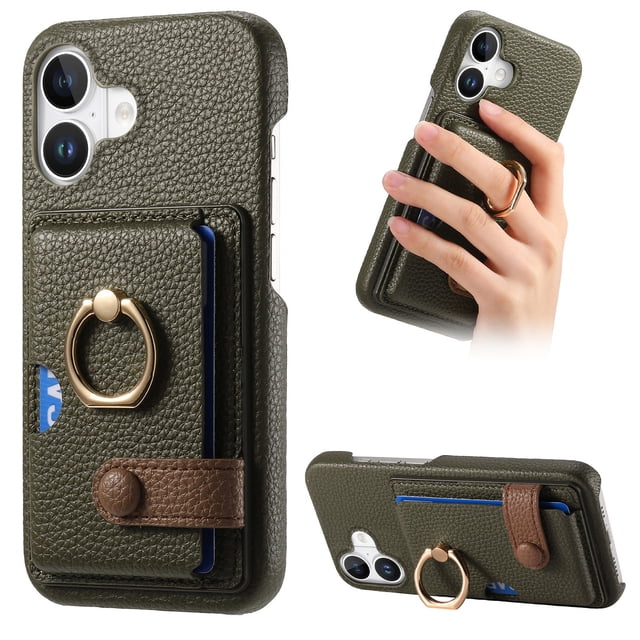 Compatible avec Samsung Galaxy A55, GANGXUN Étui Support Magnétique pour Carte