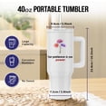 thumbnail image 2 of Your Patience Is Your Power Motivation Quotes, 40oz Tumbler, 2 of 7