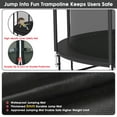 thumbnail image 2 of Jump Into Fun Trampoline 12 14 15 16FT, Trampoline for Adults and Kids with Enclosure, Basketball Hoop, Sprayer and Ladder, 1400LBS Outdoor Galvanized Full Spray Round Trampoline, 2 of 7