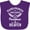 Purple, variant on Inktastic Handpicked for Earth by My Pawpaw in Heaven with Angel Wings Boys or Girls Baby Bib