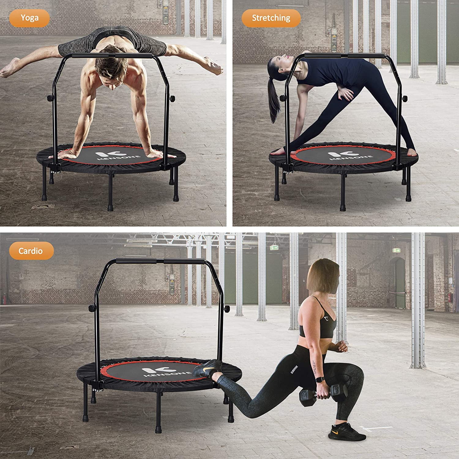 Exercise Trampoline Silent Trampoline Mini Trampoline For Adults
