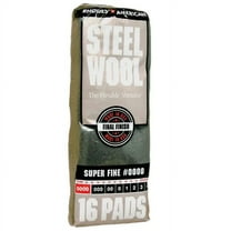 #0000 Homax 106600-06 Rhodes American Steel Wool Pad Super-Fine #0000, 16-pack