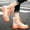 Orange, variant on Women's Transparent Lace Up Mid Calf Rain Boots Adjustable Laces Non Slip Block Heel Contrast Lace Shades for Outdoor Rain Trips Street Fashion Matching Black 36