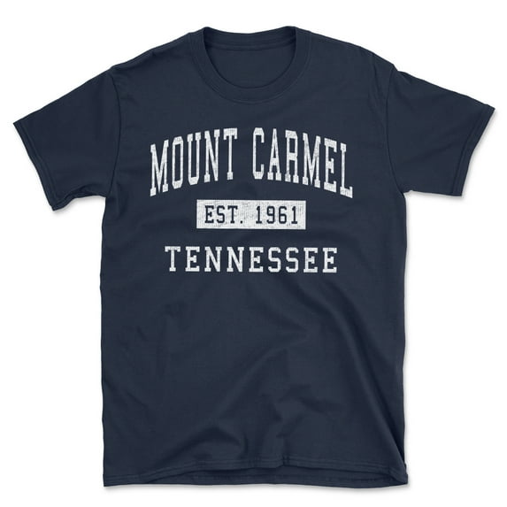 Mount Carmel Tennessee Classic Established Men's Cotton T-Shirt